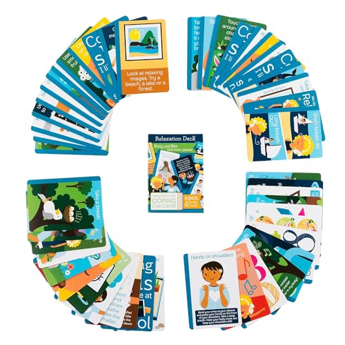 Kids' Coping Skills Relaxation Cue Card Deck