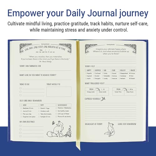 Self-Care Journal: Mindfulness, Gratitude & Stress Relief