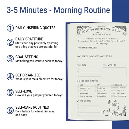 Self-Care Journal: Mindfulness, Gratitude & Stress Relief