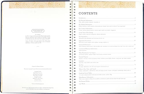 Peace of Mind Planner: Your Legacy Organizer