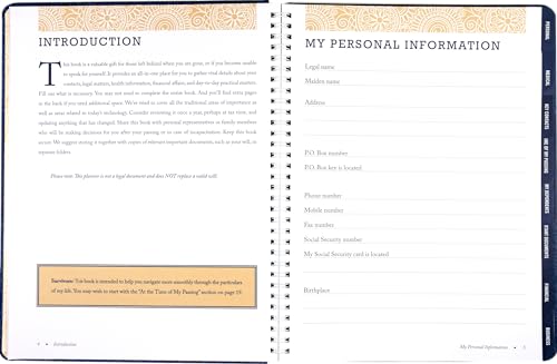Peace of Mind Planner: Your Legacy Organizer