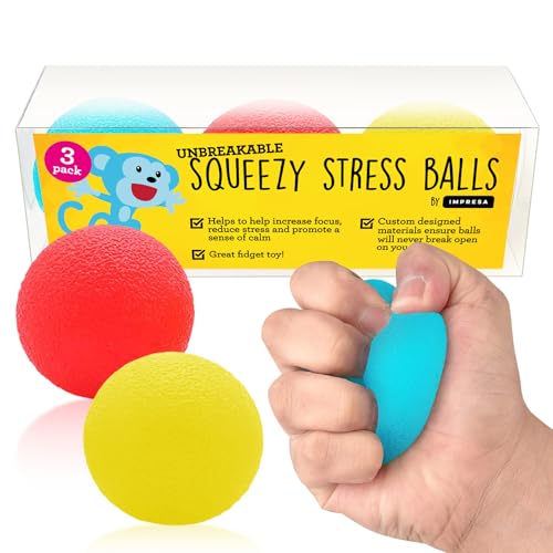 Original Monkey Noodle Squishy Stress Balls - 3 Pack
