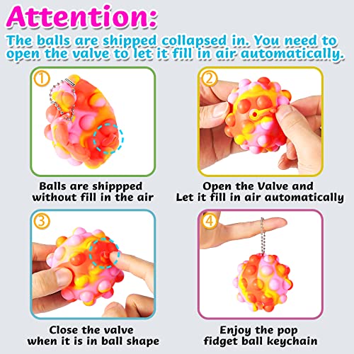 3D Stress Relief Pop Fidget Toy Set