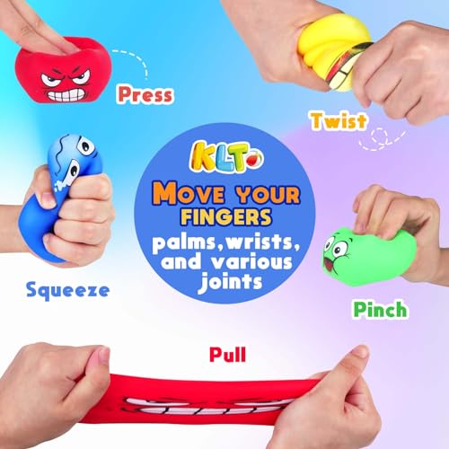 4-Pack Stress Balls for Anxiety Relief & Relaxation