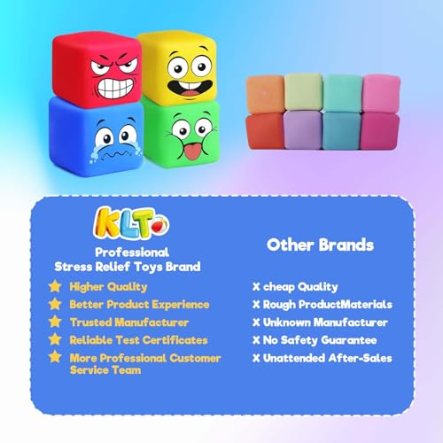4-Pack Stress Balls for Anxiety Relief & Relaxation