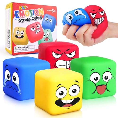 4-Pack Stress Balls for Anxiety Relief & Relaxation