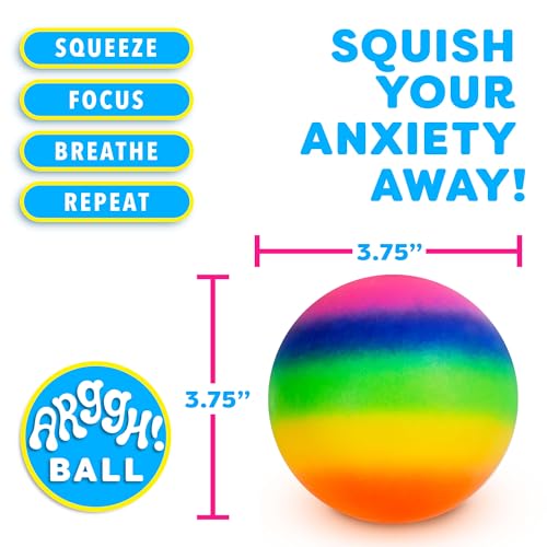 Rainbow Giant Stress Balls for Relaxation and Fun