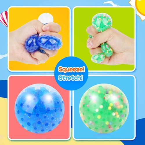 WISYME 5-Pack Colorful Stress Relief Squishy Balls