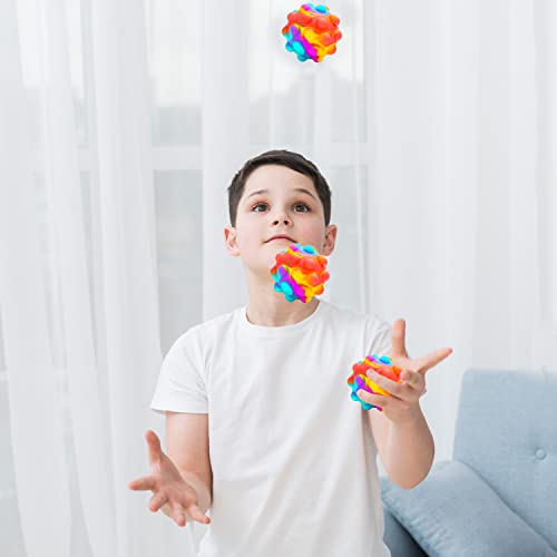 Multicolor Fidget Sensory Bubble Ball Toy