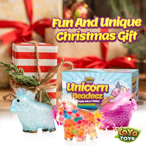 Yoya Unicorn Squishy Fidget Ball Set (3 Packs)