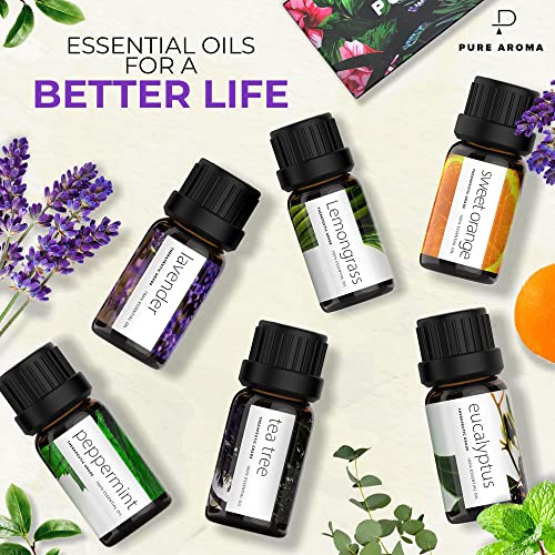 Top 6 Essential Oils Aromatherapy Gift Set