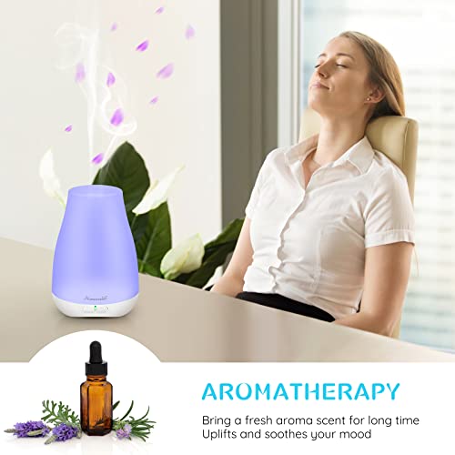 Colorful 100ml Essential Oil Diffuser with Mist Mode