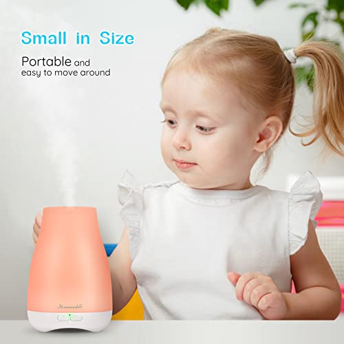Colorful 100ml Essential Oil Diffuser with Mist Mode