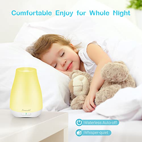Colorful 100ml Essential Oil Diffuser with Mist Mode