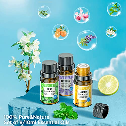 Essential Oil Diffuser with Remote and Color Lights