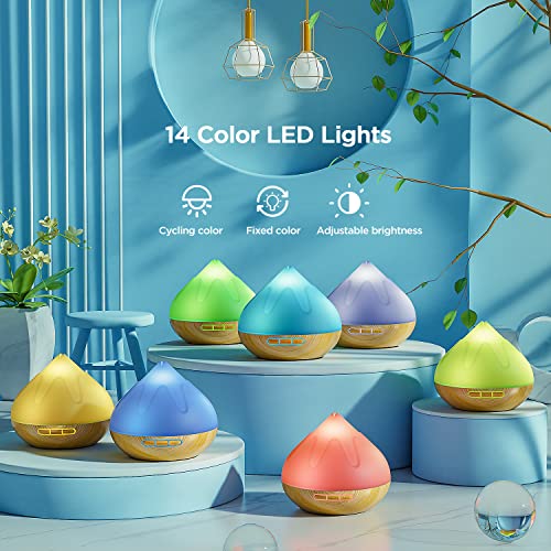 Essential Oil Diffuser with Remote and Color Lights