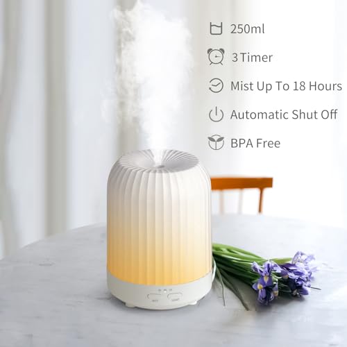 Quiet Aromatherapy Essential Oil Diffuser with LED Colors