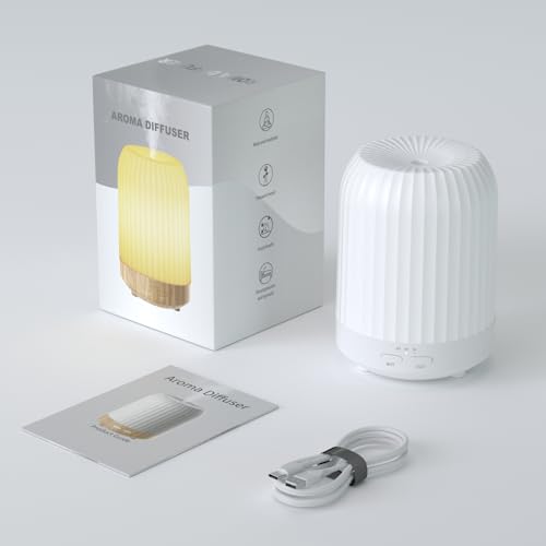 Quiet Aromatherapy Essential Oil Diffuser with LED Colors