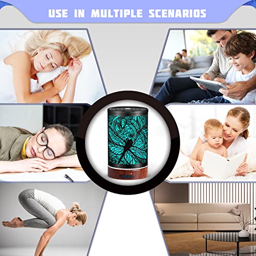 Dragonfly Aromatherapy Essential Oils Diffuser with Lights