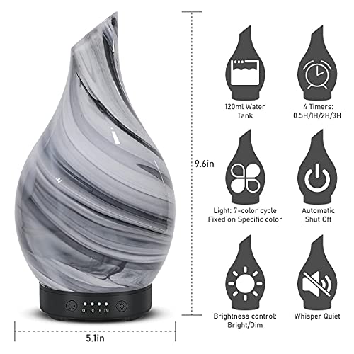 Aromatherapy Essential Oil Diffuser with LED Colors
