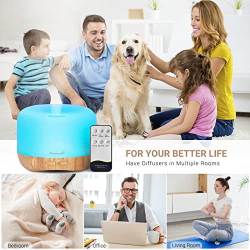 300ml Quiet Essential Oil Diffuser with Remote