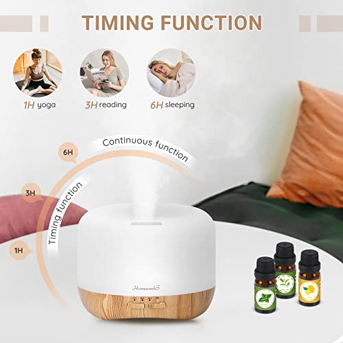 300ml Quiet Essential Oil Diffuser with Remote