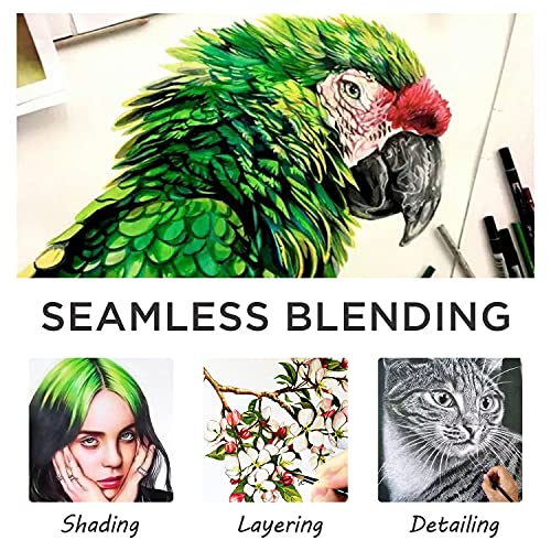 Prina 76-Piece Art Kit for Creative Mindfulness