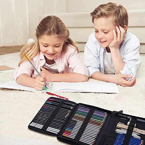 Prina 76-Piece Art Kit for Creative Mindfulness