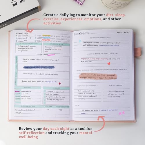 Anxiety & Mood Tracker Journal for Self-Care