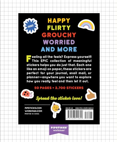 Feelings Stickers: 2,700 Mood-Matching Designs
