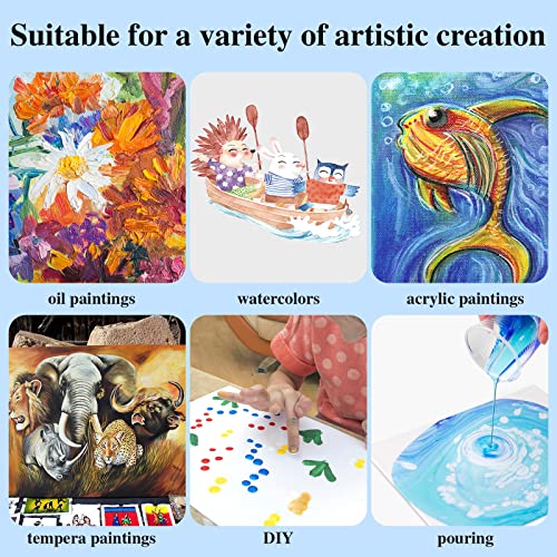 11x14 Inch Blank Canvas Panels - 46 Pack