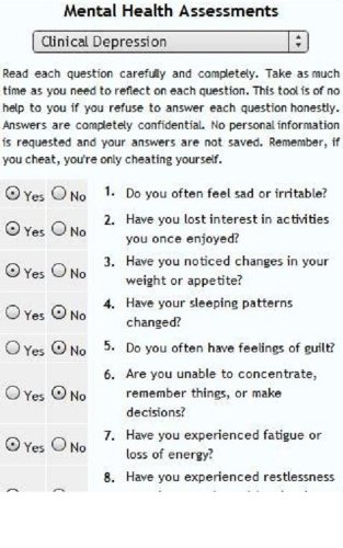 Comprehensive Mental Health Assessment Tools