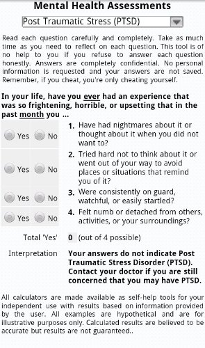 Comprehensive Mental Health Assessment Tools