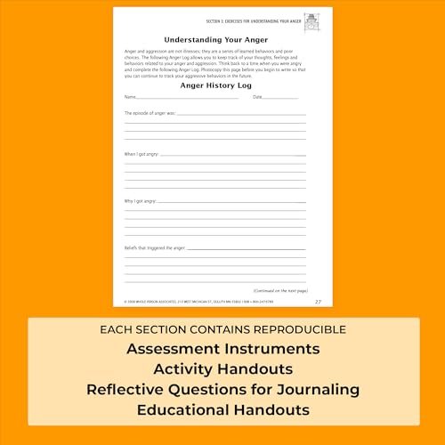 Anger & Aggression Workbook for Mental Wellness