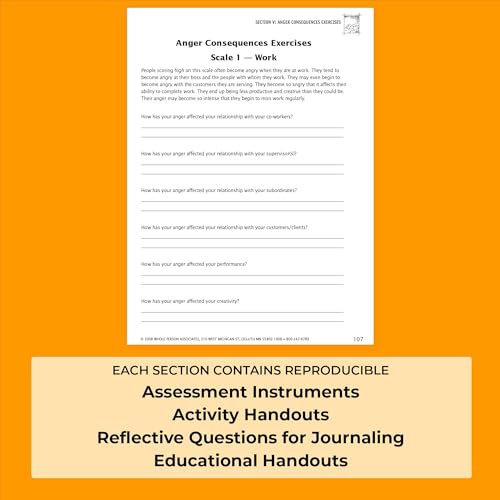 Anger & Aggression Workbook for Mental Wellness