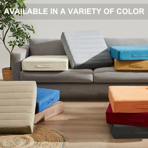 Large Meditation Floor Pillow - Thick Foam Cushion