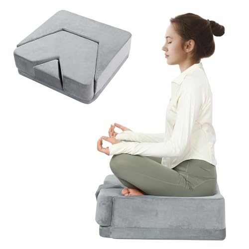 HOMBYS Large Foam Meditation Cushion for Comfort
