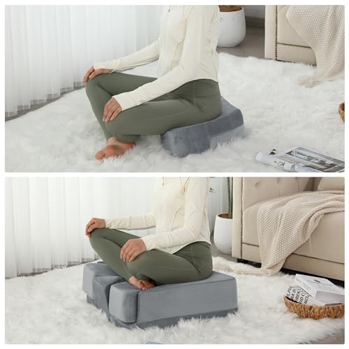 HOMBYS Large Foam Meditation Cushion for Comfort