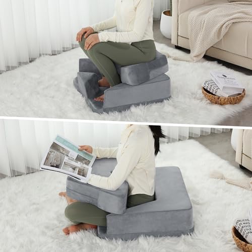 HOMBYS Large Foam Meditation Cushion for Comfort