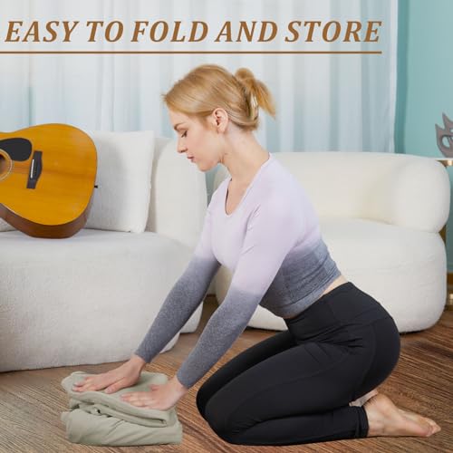 VCOLAN Inflatable Large Meditation Cushion - Grayish
