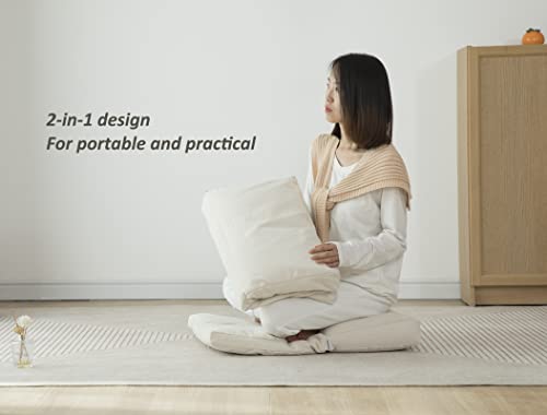 Halotribe 2-in-1 Meditation Cushion and Pillow