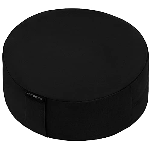 Sedona Buckwheat Meditation Cushion - Black