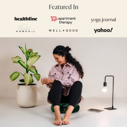Luxe Velvet Meditation Cushion with Posture Support