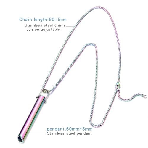Mindfulness Breathing Pendant Necklace for Stress Relief