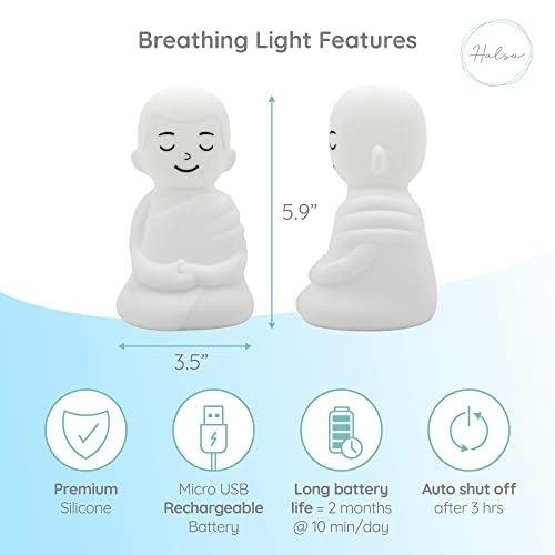 Breathing Buddy: Guided Light Meditation for Calmness