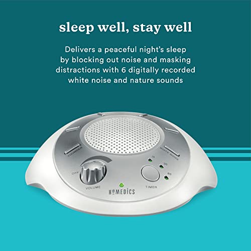 Homedics Portable Sound Machine with Nature Sounds