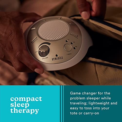 Homedics Portable Sound Machine with Nature Sounds