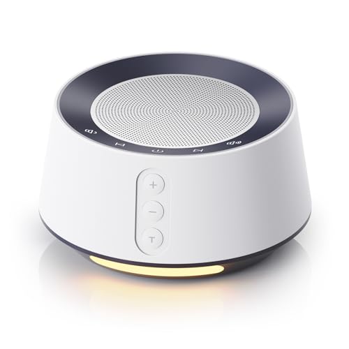 Soothing White Noise Sound Machine with Night Light