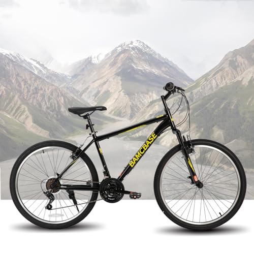 Hiland Mountain Bike with 21 Speeds, Steel Frame