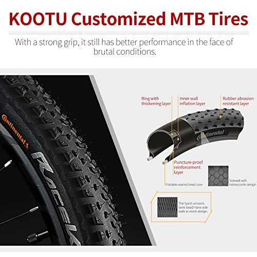 KOOTU Carbon MTB, Youth Adult Hard Tail